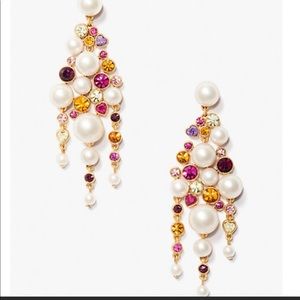 Kate Spade Pearl Caviar Statement Earrings multicolor